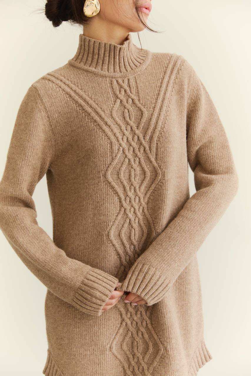 Knitted Wool Dress — look — SHEVCHENKO