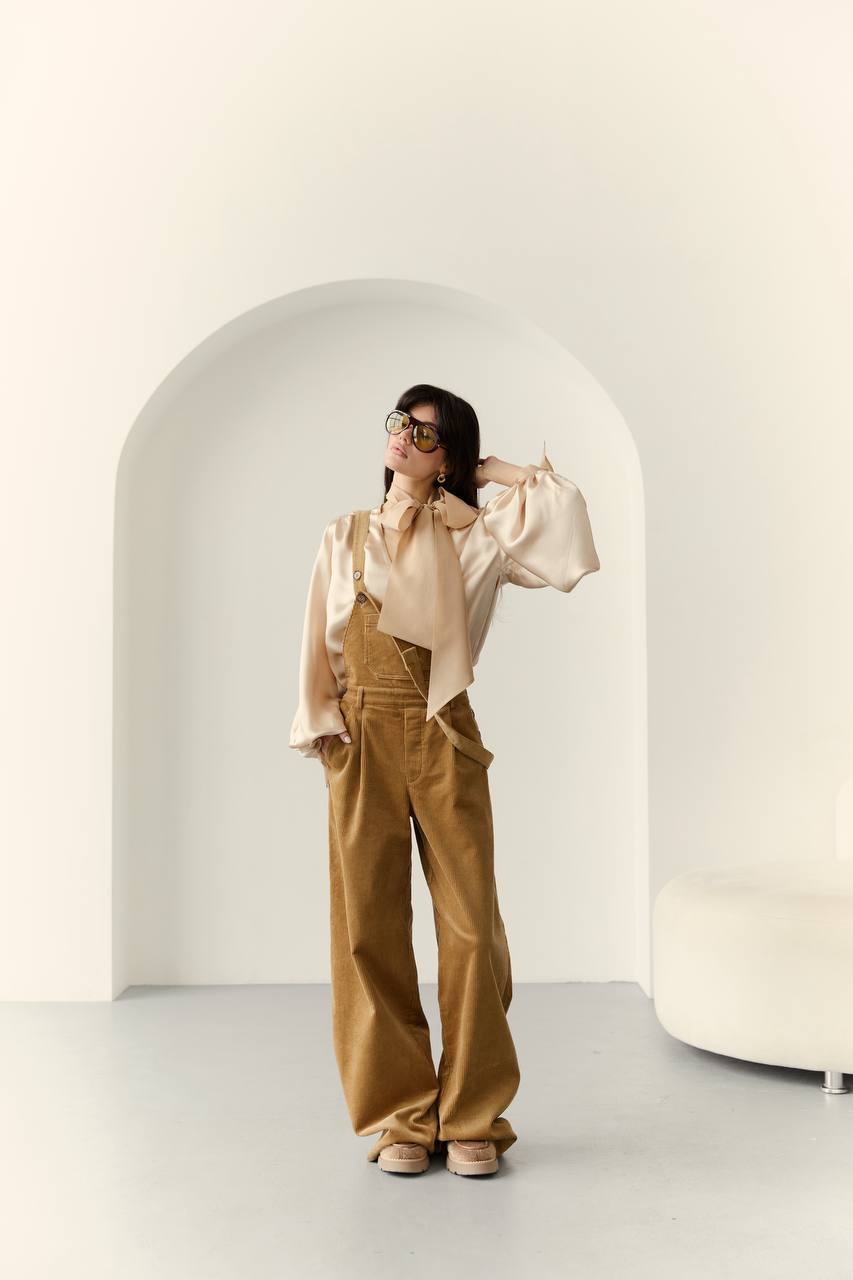Corduroy Overalls — lifestyle — SHEVCHENKO