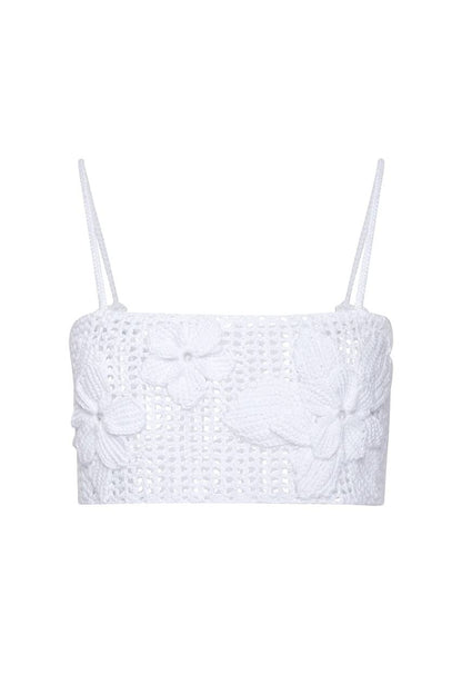 Openwork Top with Flowers — front — SHEVCHENKO