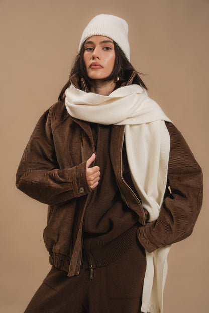 Corduroy Bomber Jacket — look — SHEVCHENKO