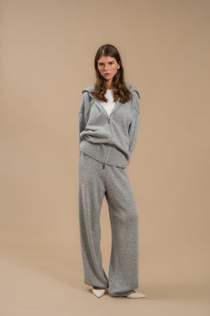 Lambswool Set: Zip-Up Hooded Cardigan — look — SHEVCHENKO