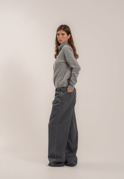 Jeans, Gray — side — SHEVCHENKO