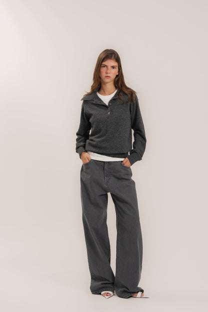 Jeans, Gray — look — SHEVCHENKO
