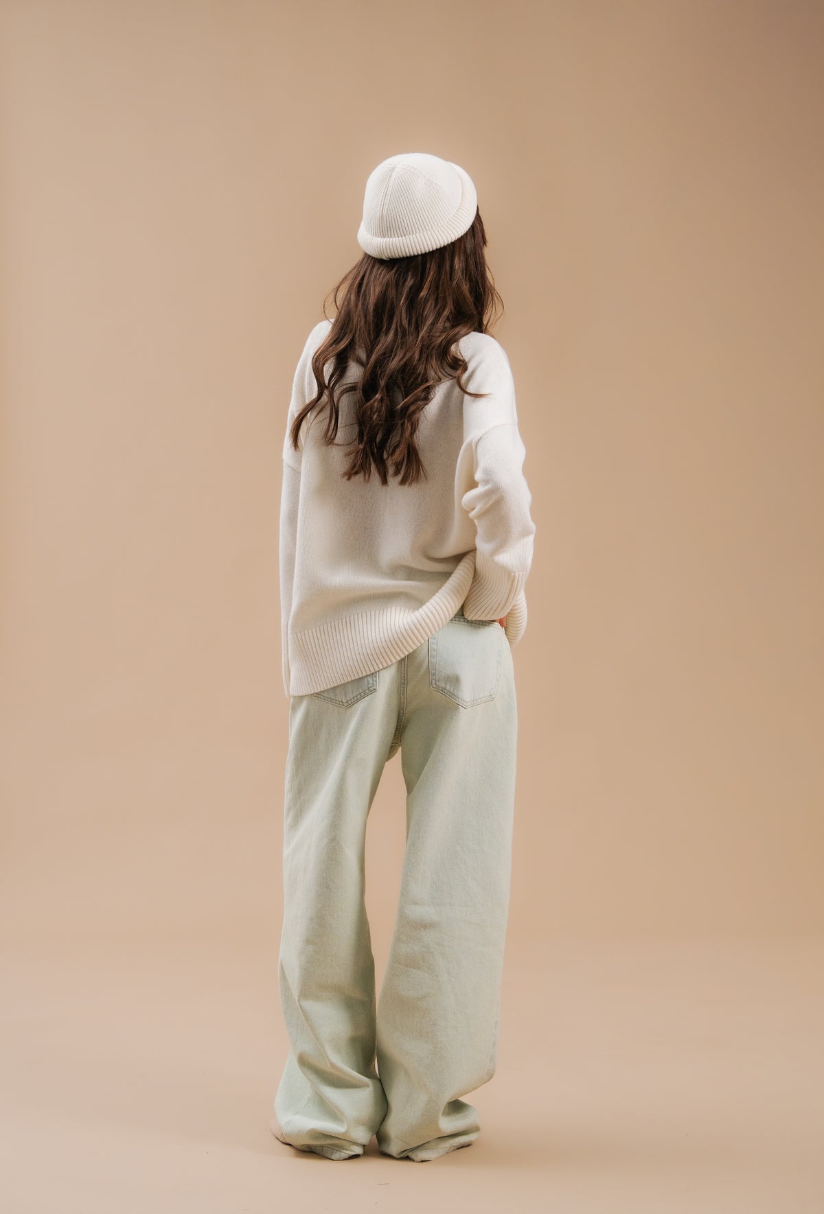 Basic lambswool sweater — back — SHEVCHENKO