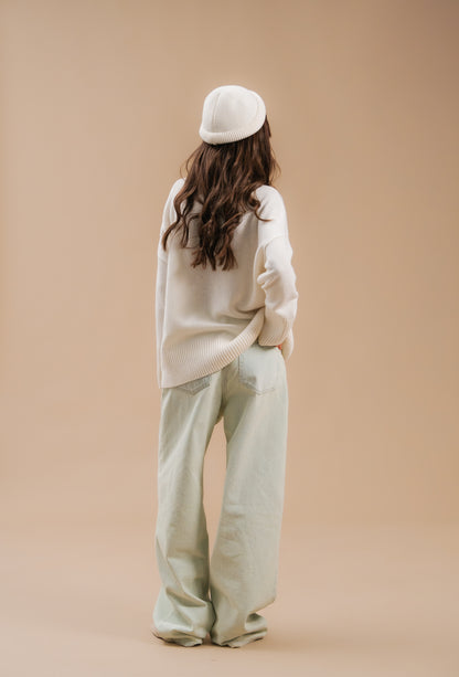 Basic lambswool sweater — back — SHEVCHENKO
