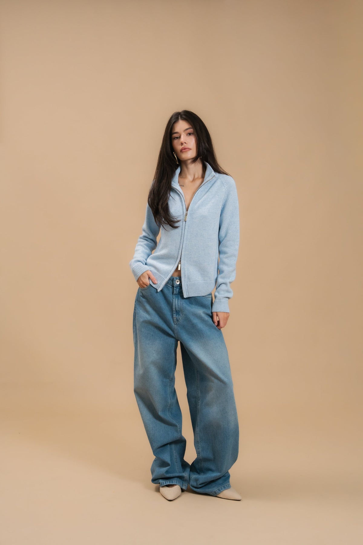 Jeans, Blue — front — SHEVCHENKO