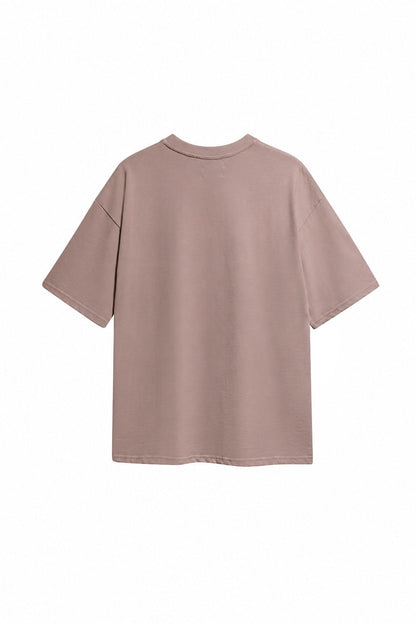 Oversized Cotton T-Shirt, Cappuccino