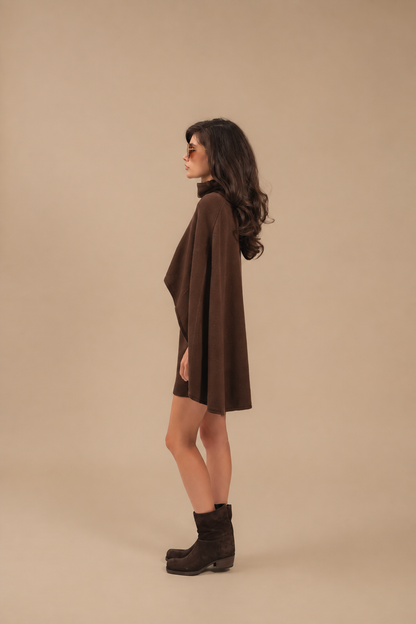 Lambswool Cape — side — SHEVCHENKO