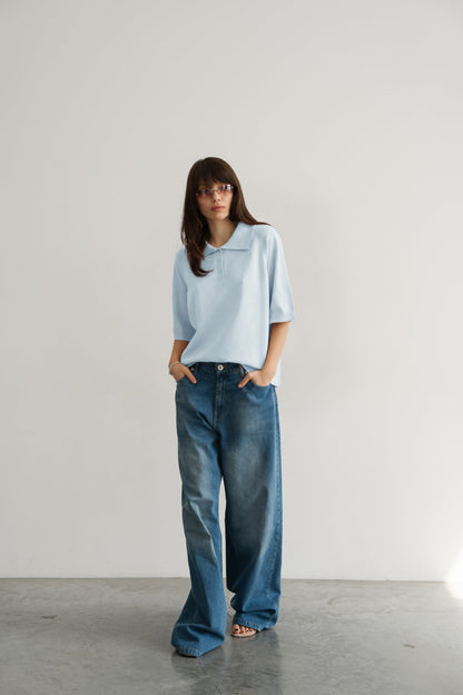 Knitted Polo Shirt