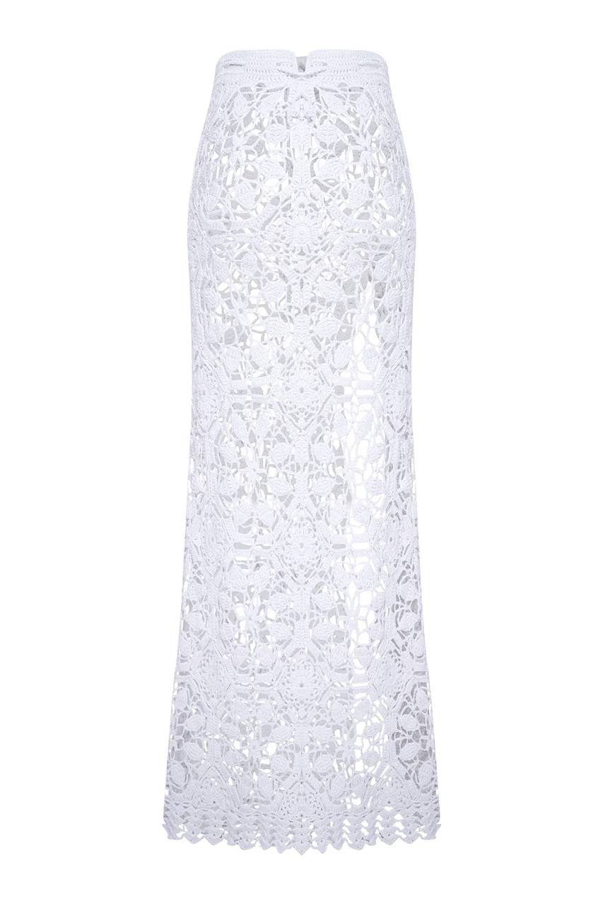 Handmade Maxi Skirt, White