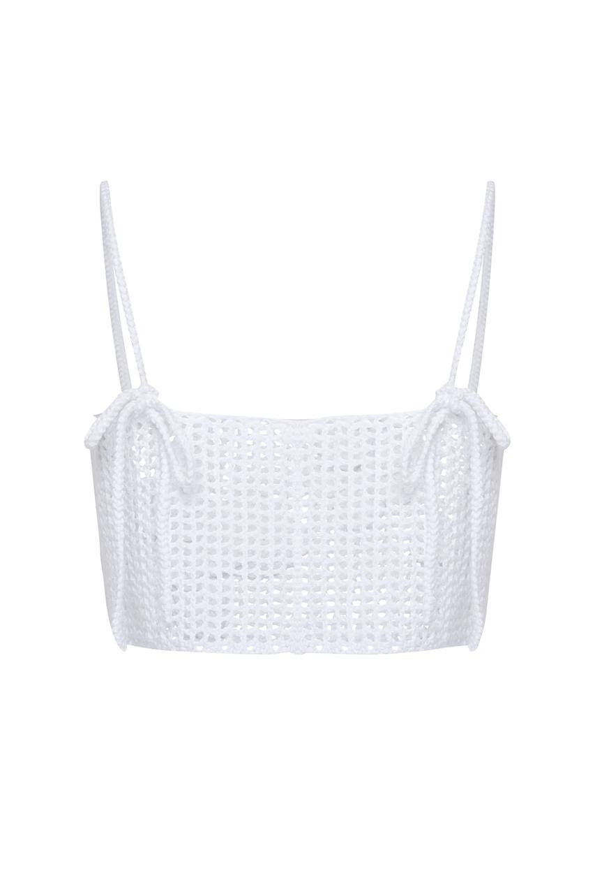 Openwork Top with Flowers — back — SHEVCHENKO
