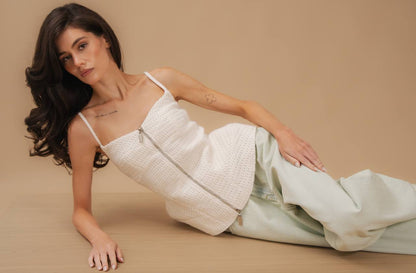 Lace-Up Corset Top — look — SHEVCHENKO