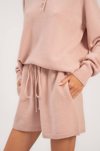 Lambswool Set: Polo and Shorts — detail — SHEVCHENKO