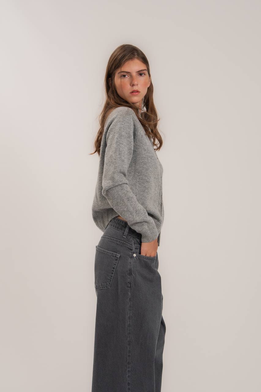 Jeans, Gray — side — SHEVCHENKO