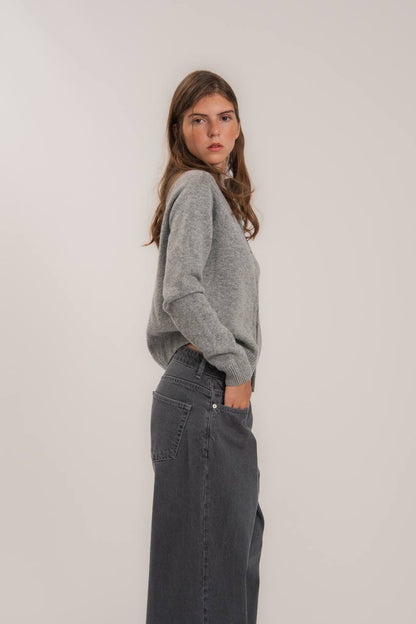 Jeans, Gray — side — SHEVCHENKO