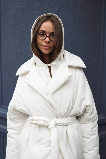 Puffer Jacket with Detachable Bib — lifestyle — SHEVCHENKO