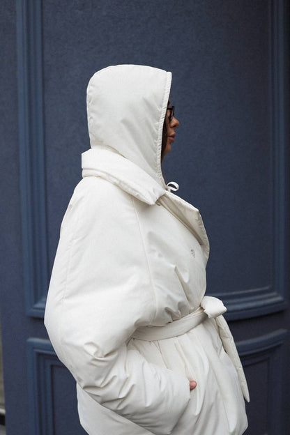 Puffer Jacket with Detachable Bib — lifestyle — SHEVCHENKO
