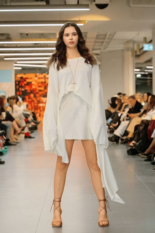 Set: Skirt and Jumper with Flared Sleeves — front — SHEVCHENKO