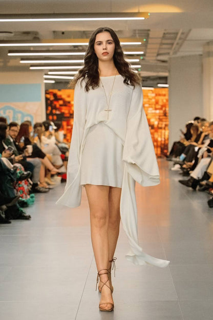 Set: Skirt and Jumper with Flared Sleeves — side — SHEVCHENKO