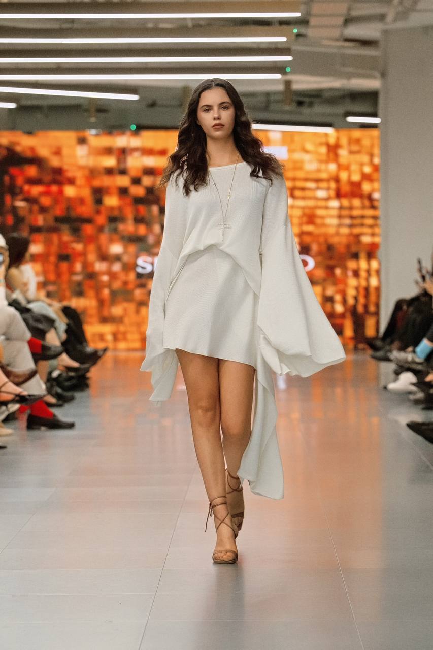 Set: Skirt and Jumper with Flared Sleeves — detail — SHEVCHENKO