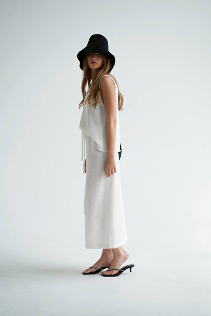 Knitted Midi Skirt in Fine Sequins — lifestyle — SHEVCHENKO