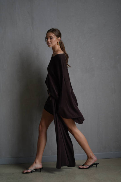 Set: Skirt and Jumper with Flared Sleeves — look — SHEVCHENKO