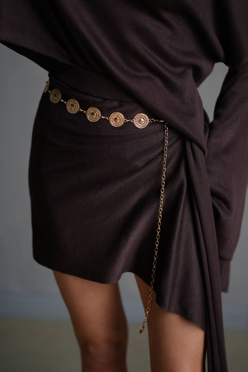 Set: Skirt and Jumper with Flared Sleeves — lifestyle — SHEVCHENKO