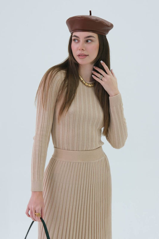Pleated Set — front — SHEVCHENKO