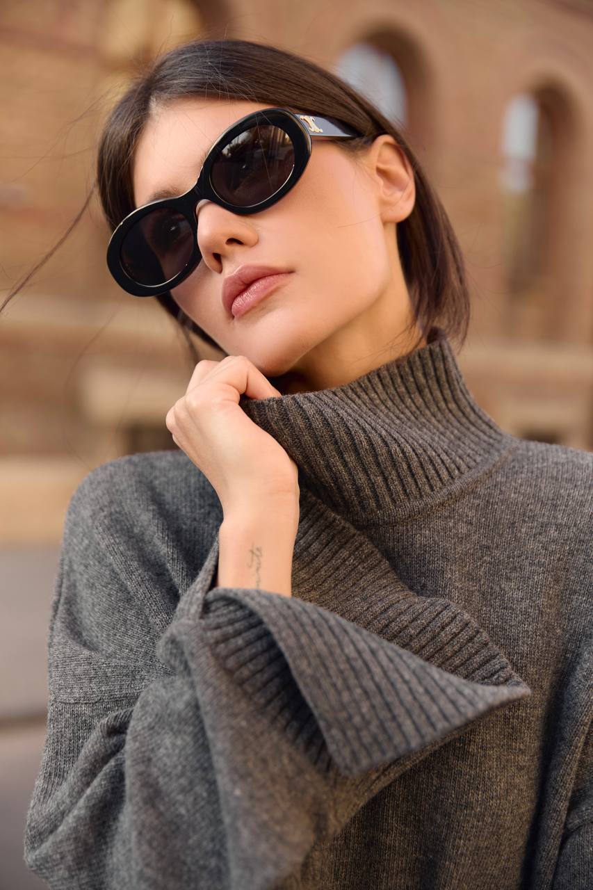 Wool Trousers, Gray — lifestyle — SHEVCHENKO