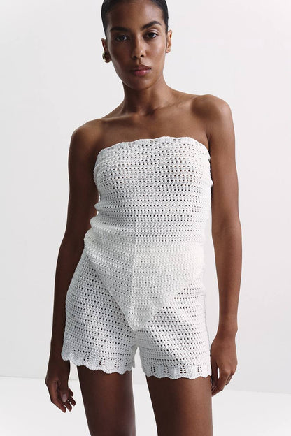 Luna Handkerchief, Milky — side — SHEVCHENKO
