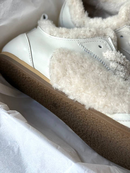 Fur-Trimmed Sneakers — lifestyle — SHEVCHENKO