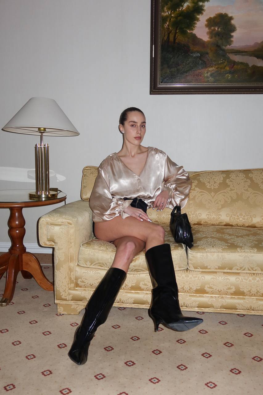 Viscose Blouse — lifestyle — SHEVCHENKO
