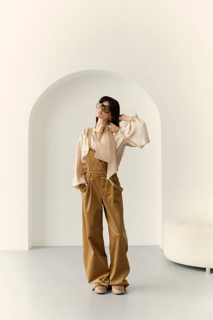 Corduroy Overalls — lifestyle — SHEVCHENKO