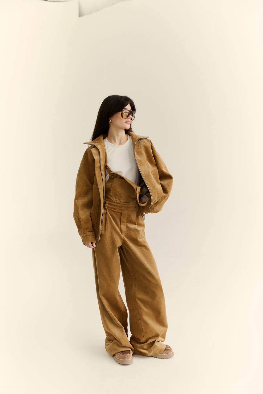 Corduroy Bomber Jacket — lifestyle — SHEVCHENKO