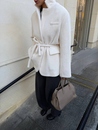Cotton Set: Zip-Up Cardigan and Trousers — look — SHEVCHENKO