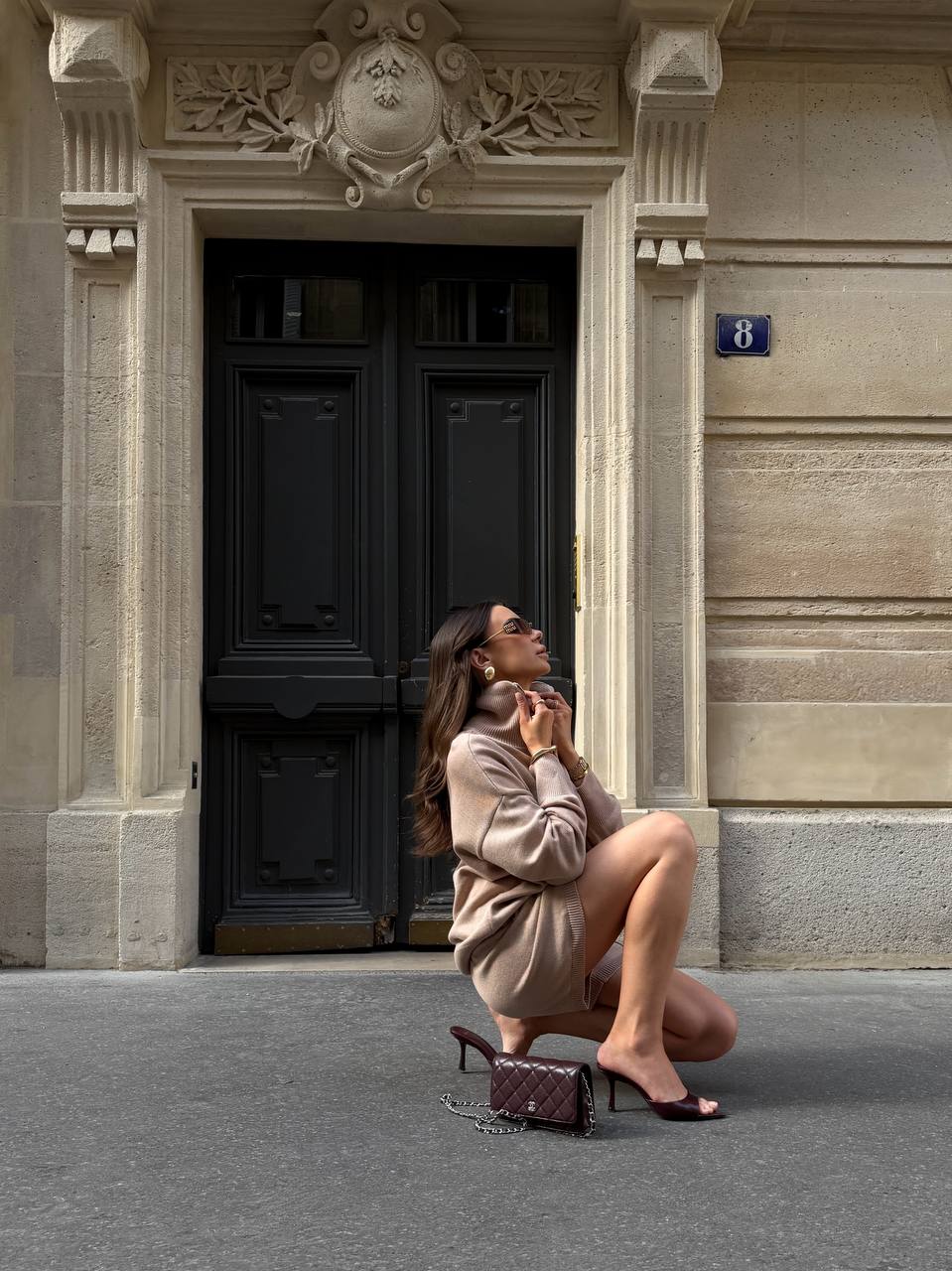 Cotton Set: Zip-Up Cardigan and Shorts — look — SHEVCHENKO