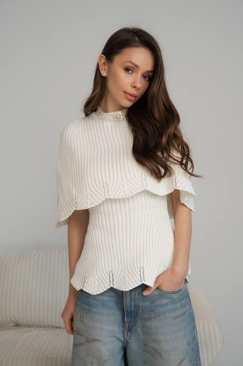 Cotton Cape — front — SHEVCHENKO