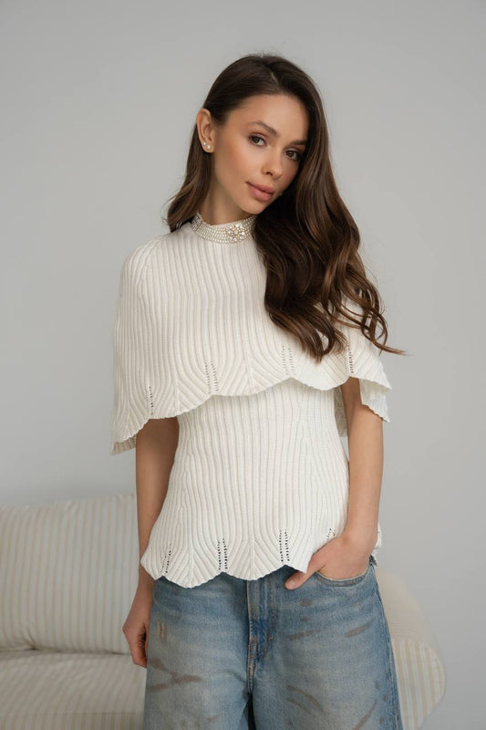 Cotton Cape — front — SHEVCHENKO