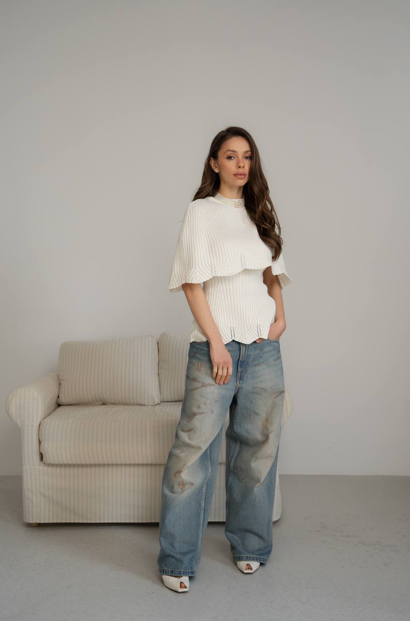Cotton Cape — side — SHEVCHENKO