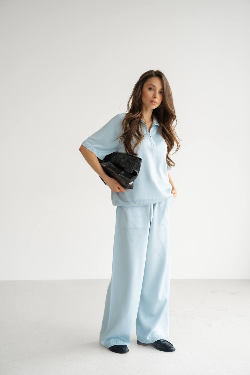 Viscose Set — Комплект з віскози, блакитний— лук — SHEVCHENKO