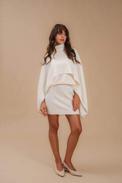 Lambswool Top, Milky — set — SHEVCHENKO