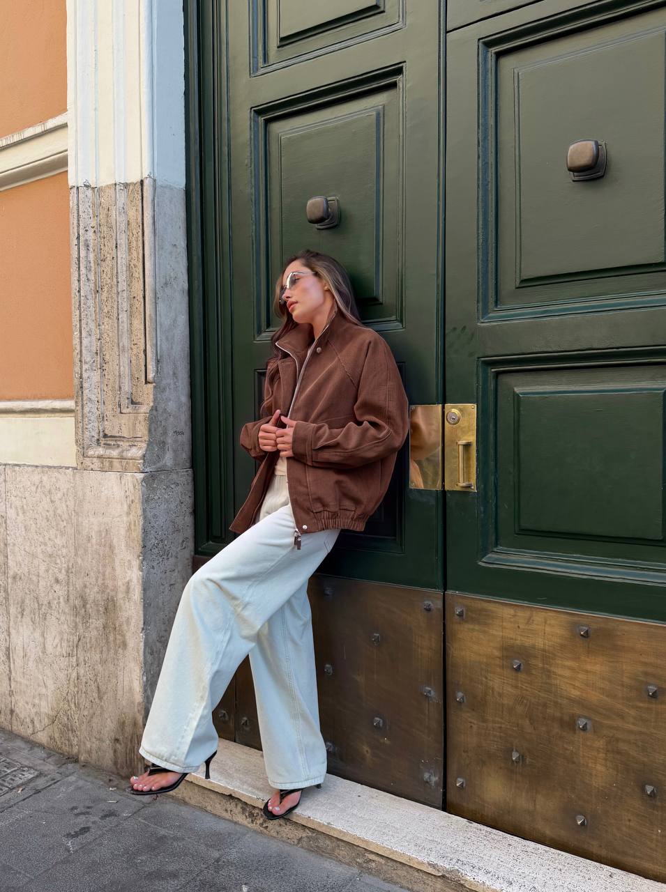 Corduroy Bomber Jacket — set — SHEVCHENKO
