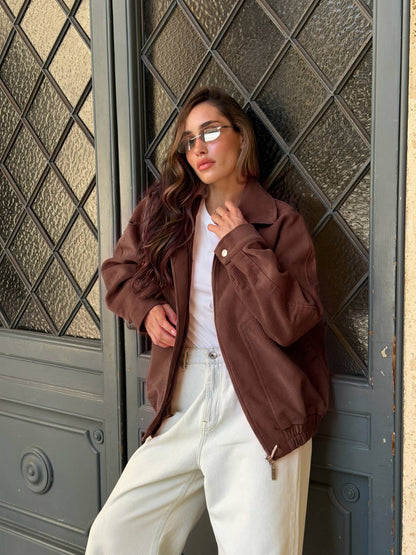 Corduroy Bomber Jacket — lifestyle — SHEVCHENKO