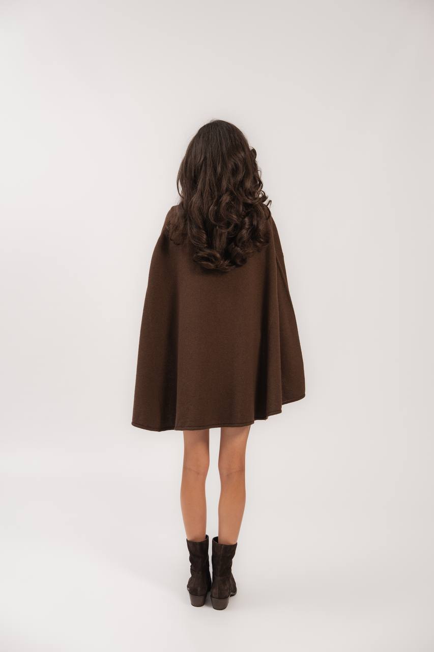 Lambswool Cape — back — SHEVCHENKO